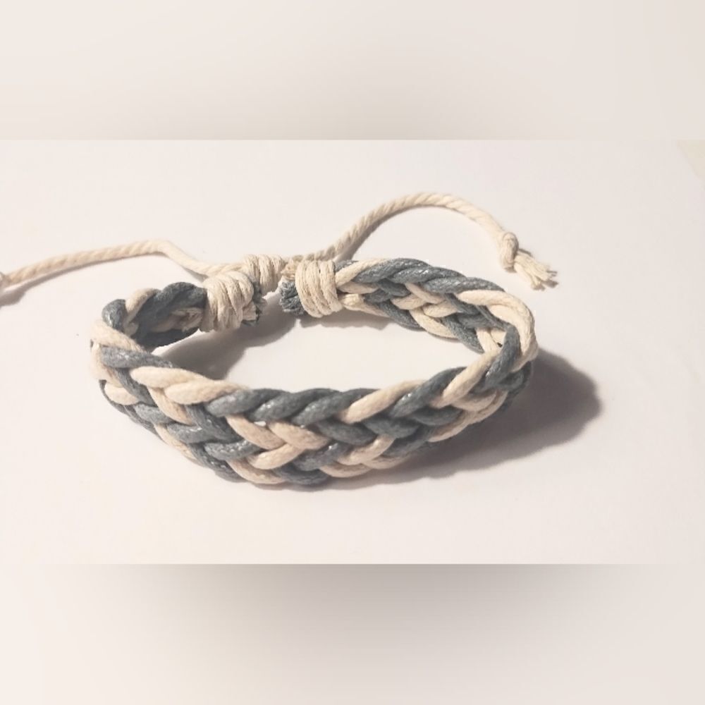 Men's bracelet braided rope new d84‎